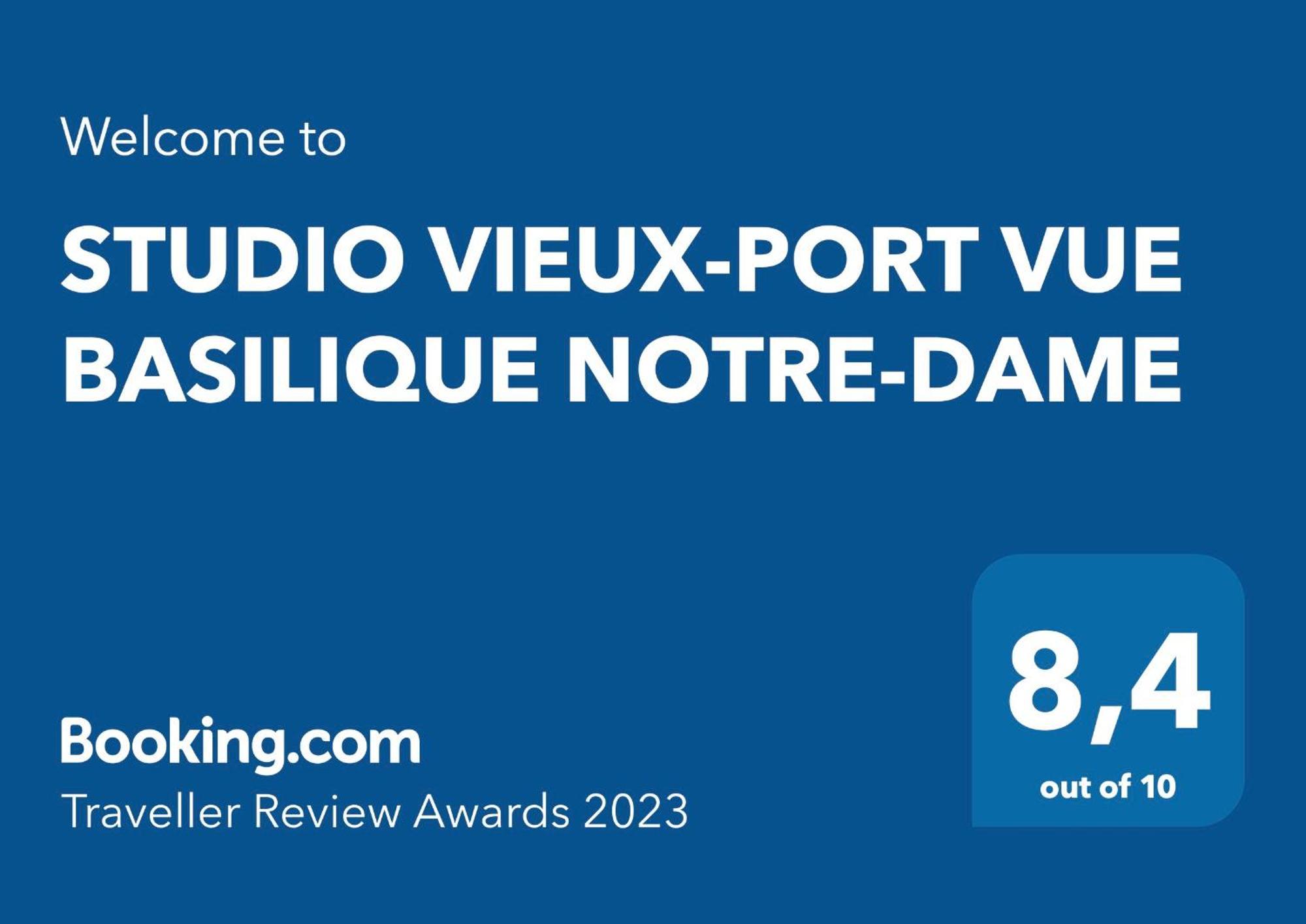 Studio Vieux-Port Vue Basilique Notre-Dame Marseille Exterior photo